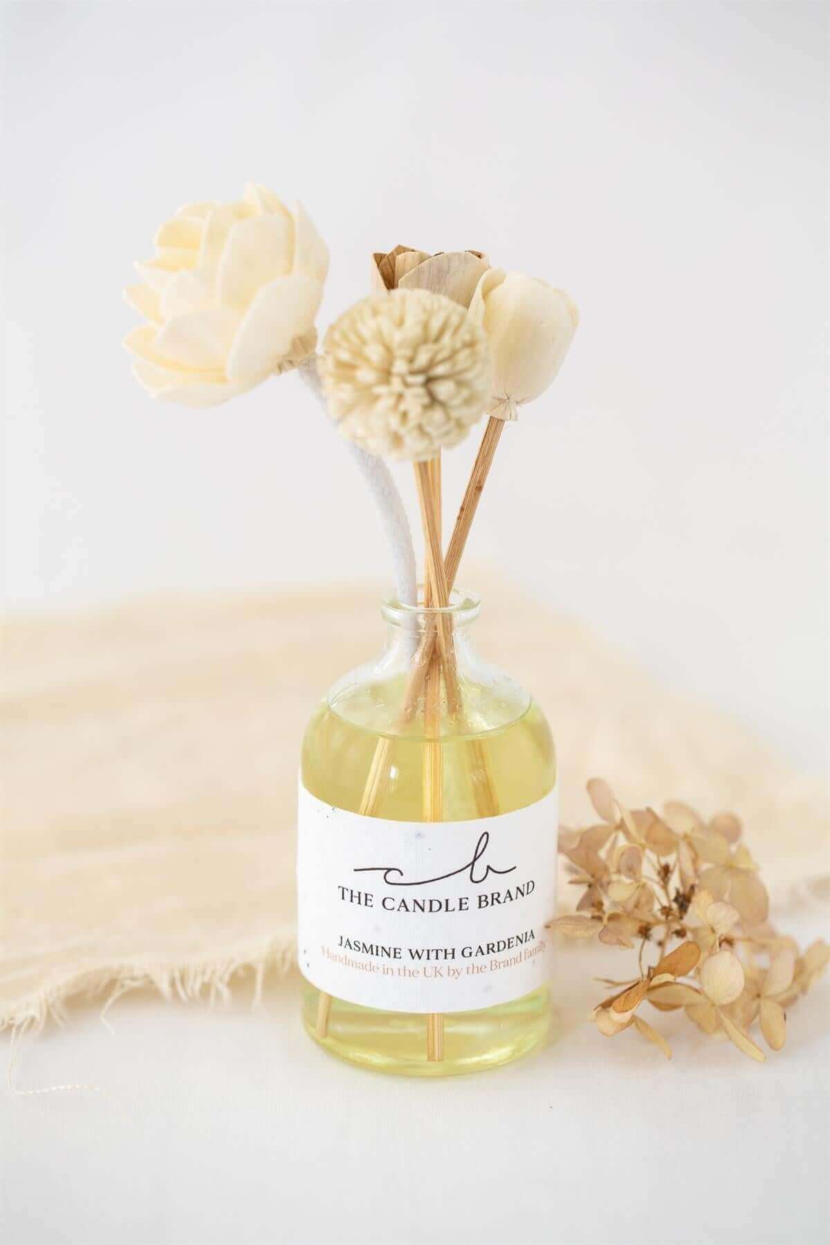 Eco-Friendly Jasmine with Gardenia Flower Diffuser The Candle Brand Home Fragrance