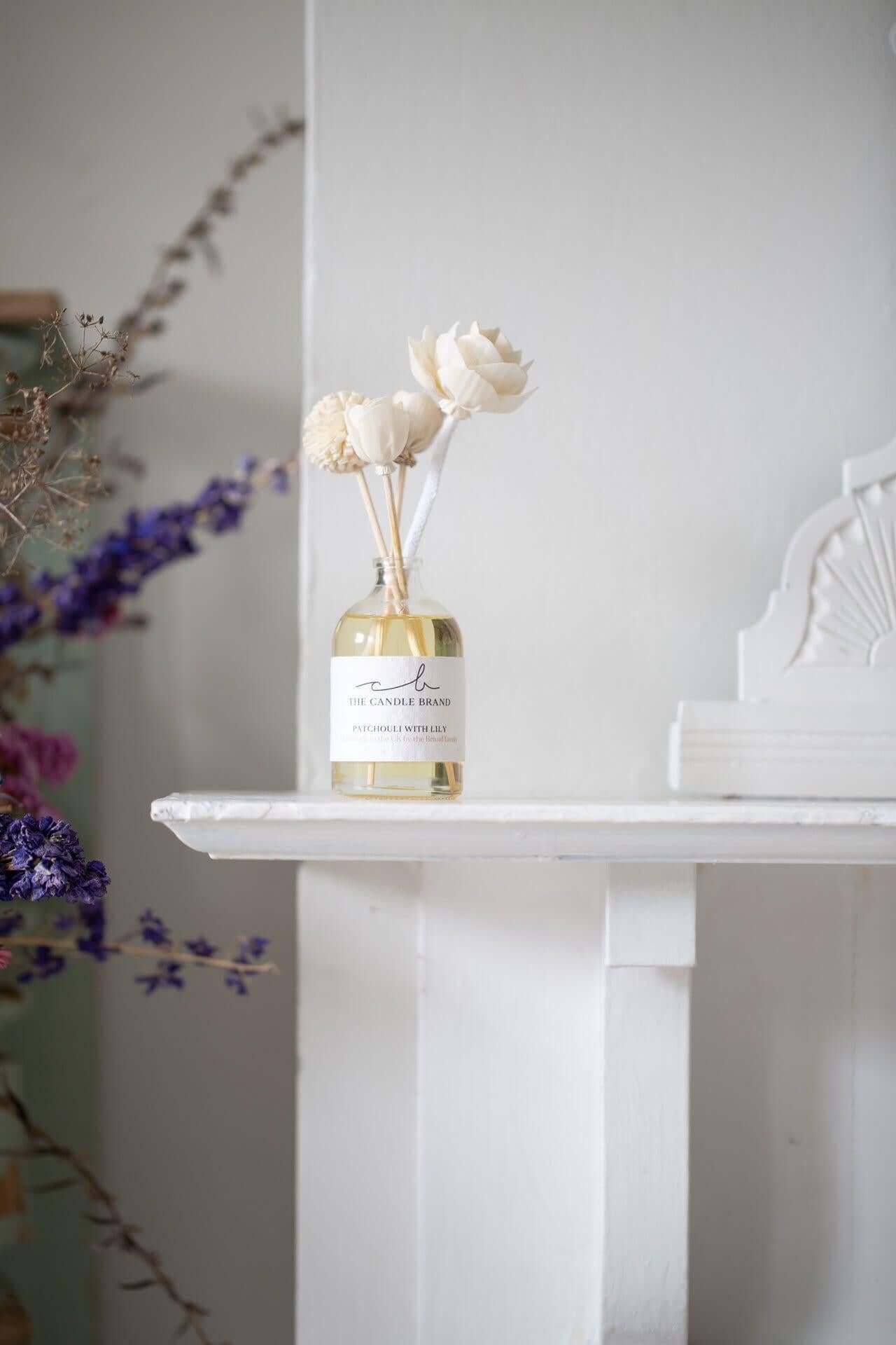 Eco-Friendly Dark Honey with Pepper Flower Diffuser The Candle Brand Home Fragrance