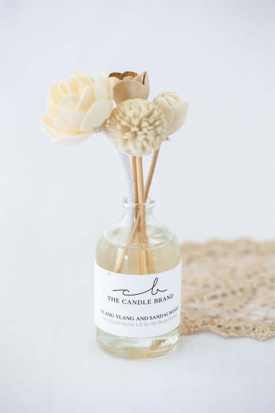 Eco-Friendly Ylang Ylang and Sandalwood Flower Diffuser The Candle Brand Home Fragrance