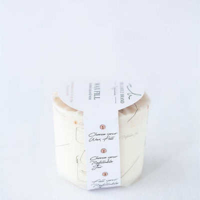 Eco-Friendly Lily and White Rose Candle Wax Fill The Candle Brand Home Fragrance