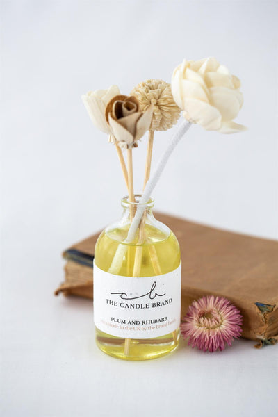 Eco-Friendly Plum and Rhubarb Flower Diffuser The Candle Brand Home Fragrance